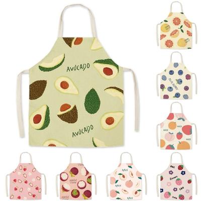 Stain-resistant Children Apron Fruit Pattern Dressing Bib New Household Apron Home Use