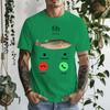 Unisexs T Shirt Fish Calling Funny Fishing Graphic Tee Angler Phone Humor Fisherunisex Gift Crew Neck Tee Fishing Fan Casual Short Top