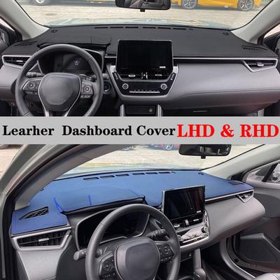 Dashboard Dash Mat Cover PU Leather Pad Sunshade Anti-UV Carpet Car Accessories For Toyota Corolla Cross XG10 Hybrid  - 2024