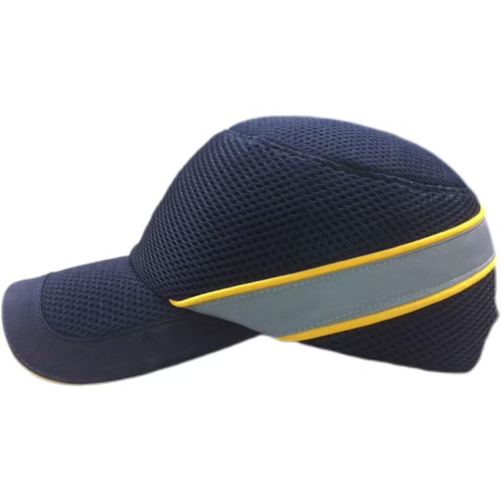 CE EN812 Industrial Adjustable Blue Baseball Style Bump Caps with Removal ABS Shell