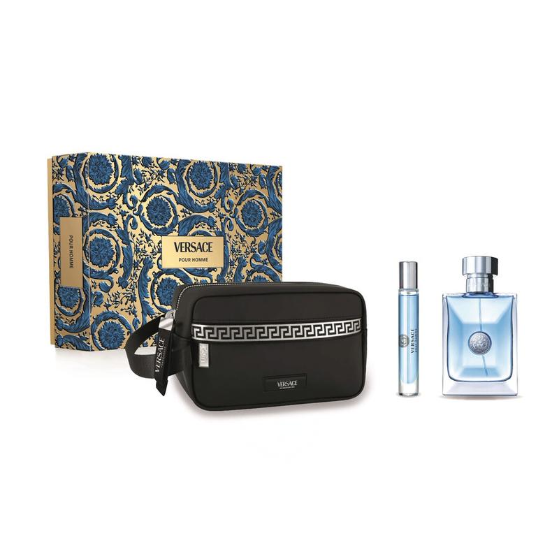 Набор парфюмерии Versace Homme Древесный аромат Туалетная вода EDT Парфюм + Парфюм + Косметичка 17796716 Pour Homme - Парфюм 100 мл + Парфюм 10 мл + Косметичка коричневый