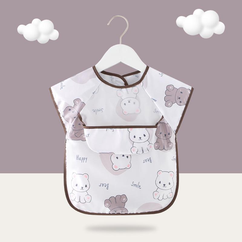 Waterproof Baby Smock Bib - Sleeveless Vest for Infants & Toddlers