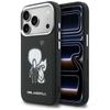 Karl Lagerfeld Karl & Choupette Back Logo MagSafe Case for iPhone 17 Pro Max Black