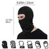 Black Elastic Ninja Mask Unisex Windproof Riding Mask Outdoor Balaclava Hat Ski Mask Ladies and Men