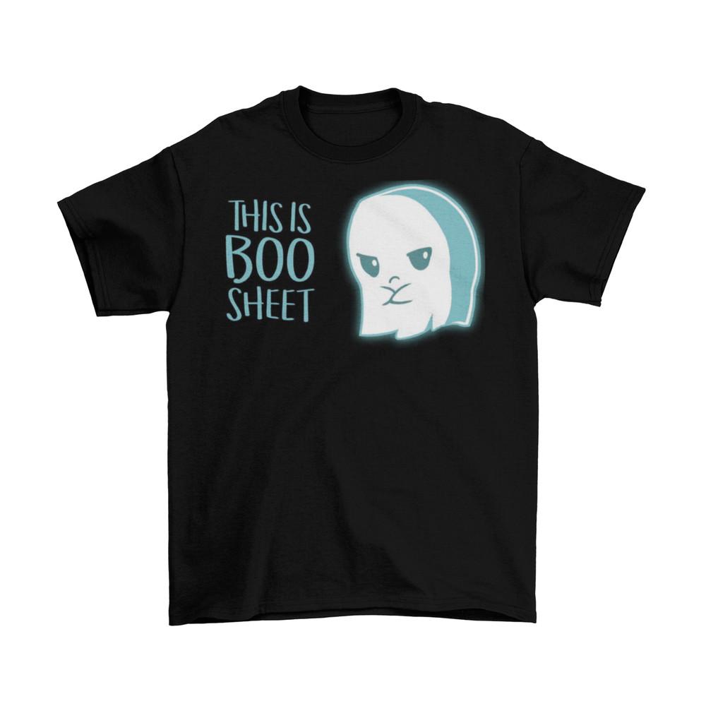 This is Boo Sheet T-Shirt Unisex Adult Funny Halloween Fall Ghost Sizes New Unisex T-Shirt XXL