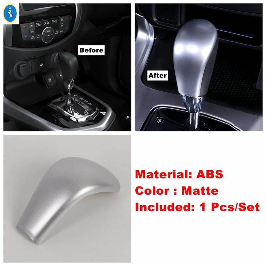 Matte Car Air AC Outlet Vent / Gear Box / Window Lift Panel Accessories Cover Trim For Nissan Navara NP300 / Terra 2017 -