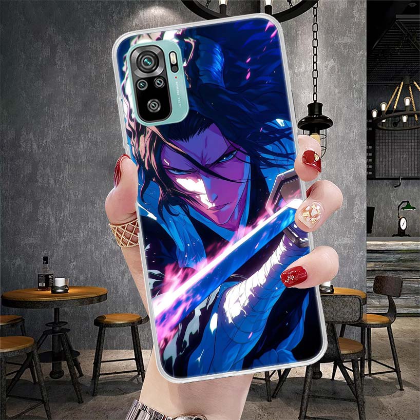 Bleach Kuchiki Byakuya Soft Phone Case For Xiaomi Redmi Note 15 14 14S 13 12 Pro Plus 12S 11 11S 11E 10 10S 11T 5G Fundas Coque