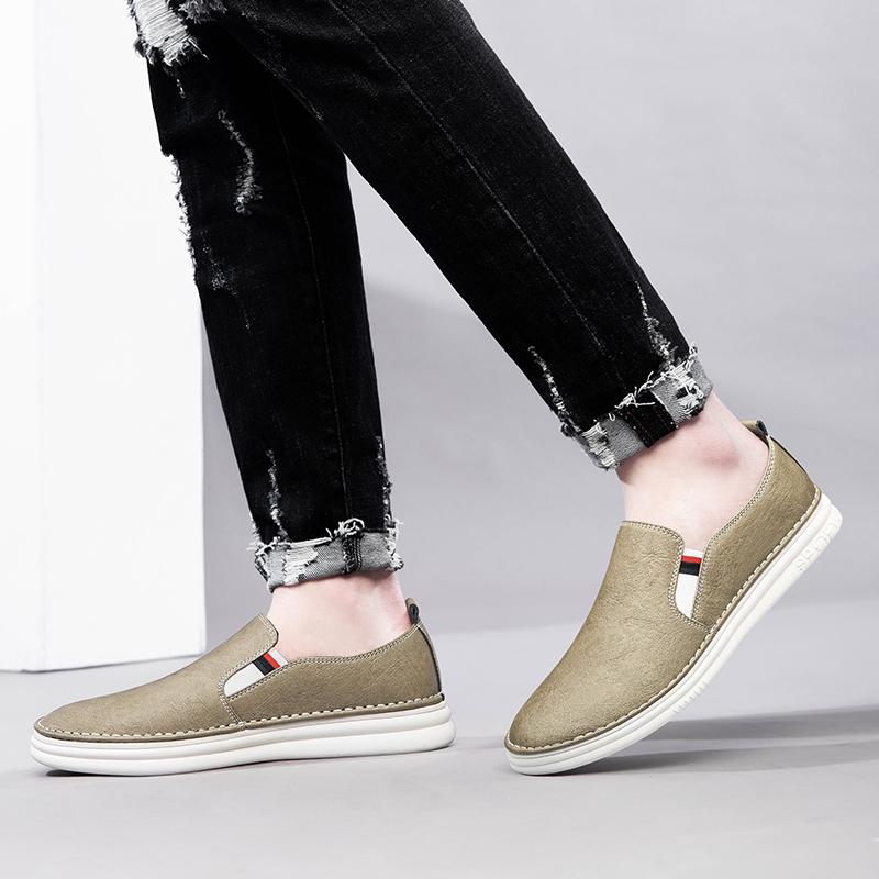 Fashion Fashion Minimalist Design Luxury Brand Genuine Leather MensComfort Loafers Casual Shoes for Men Designer Hot Sale Drive Shoes