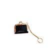 Portable Kiss Lock Coin Purse PU Leather Keychain Change Wallet  Valentine's Day