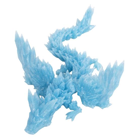 3D Printed Flying Dragon Figurine Movable Joints Colorful Dragon Figure Articulated Winged Dragon Model Fidget Toy Desktop Decoration Ornament