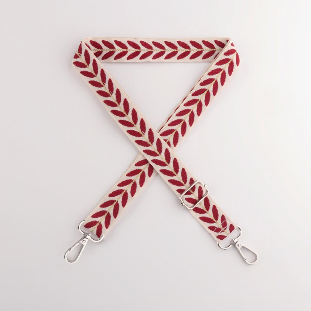 Neues Kleines Frisches Handy-Lanyard Crossbody-Tasche Schultergurt Zubehör Verstellbar Blattmuster Leichter Anhänger Riemen