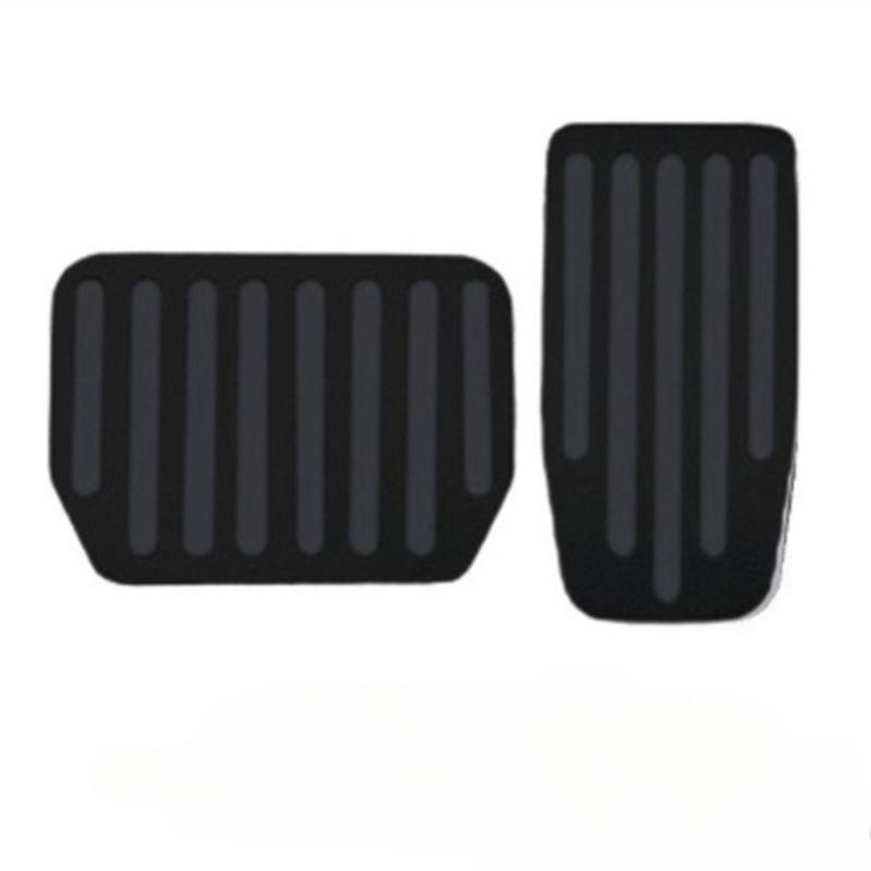 For Tesla Model 3 Model Y Aluminum Alloy Anti-Slip Foot Pedals Set Brake Gas Accelerator Rest Pedal Black Car Accessories