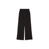 X AMI Paris Collaborative Wide-Leg Pants With Heart Logo Women Bottoms Black 534076-01