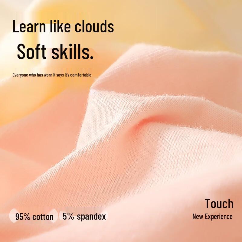 Yalu Women's Breathable Pure Cotton Underwear 4-Pack