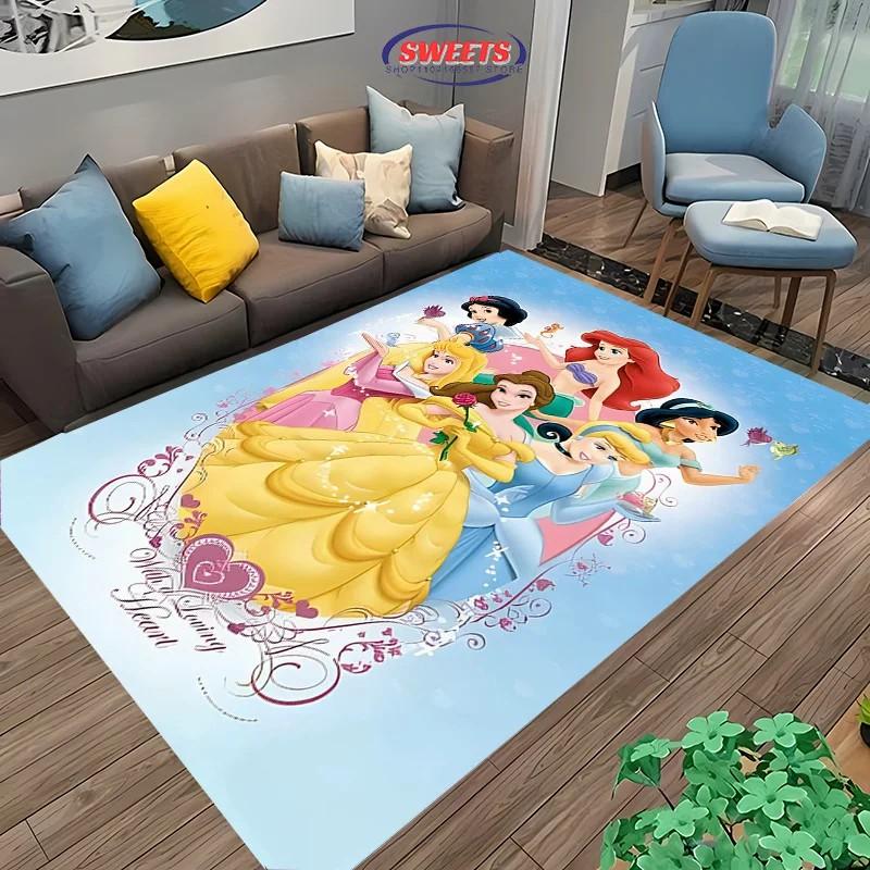 Various Styles Princess Feast: Collection Carpet Rugs for Bedroom Living Room Home Sofa Decor, Kids Play Non-Slip Mats Potdemiel