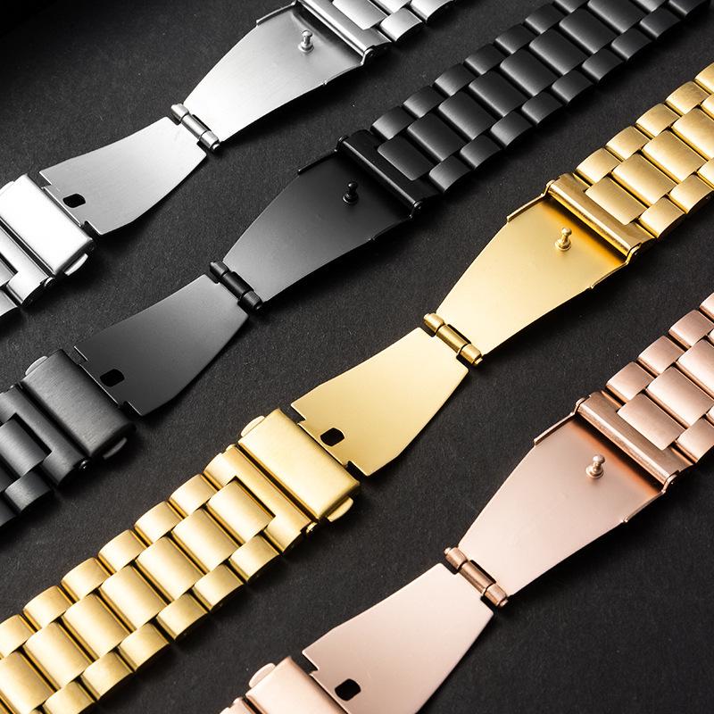 Kompatibles dreigliedriges Edelstahlarmband für Apple iWatch S10/S9 & Huawei GT6