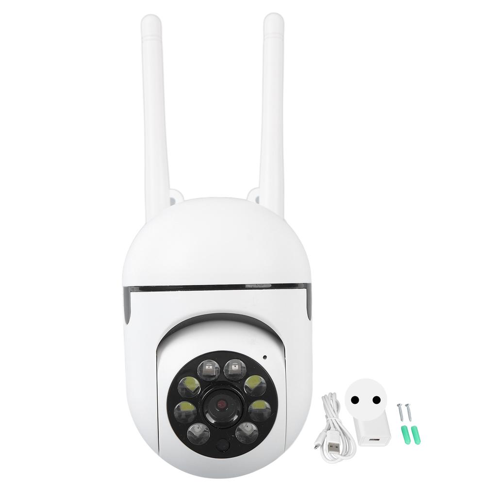 WiFi Security Camera 1080P Night Vision Motion Detection 2 Way Talking Rotatable Wireless