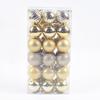 Stylish Shatterproof Christmas Bauble Ornaments in Styles (36pcs)