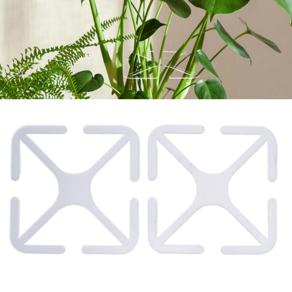 2Pcs Climbing Plant Stem Support, Sturdy Acrylic Material with Multiple for Indoor Outdoor Plants, Effortless Use High Strength Plant Stand Ho