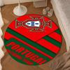 Portugal's National Emblem Round mat Home Decor, Chair rug For livingroom,Bedroom, doormat home decor Birthday Gift Christmas Gifts