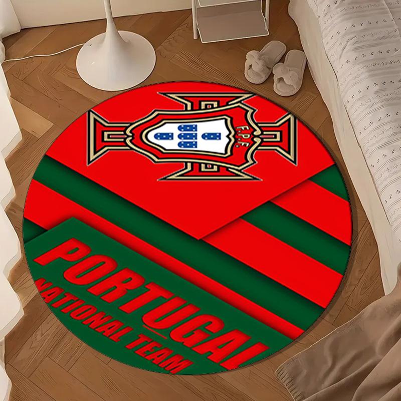 Portugal's National Emblem Round mat Home Decor, Chair rug For livingroom,Bedroom, doormat home decor Birthday Gift Christmas Gifts