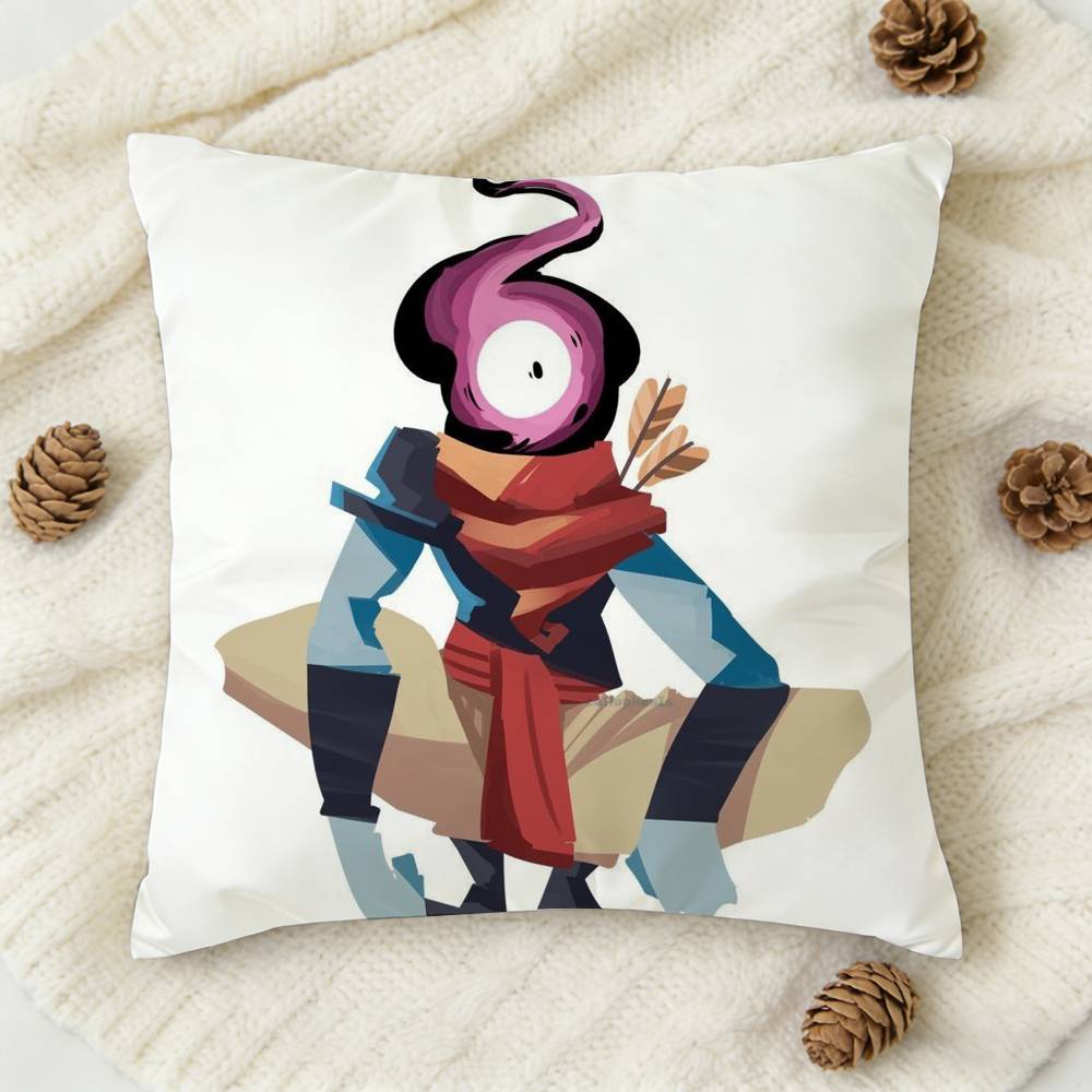 DDead Cells Game Doublesided Printed Square Decorative Cushion Cover for Sofa Living Room Home Decor