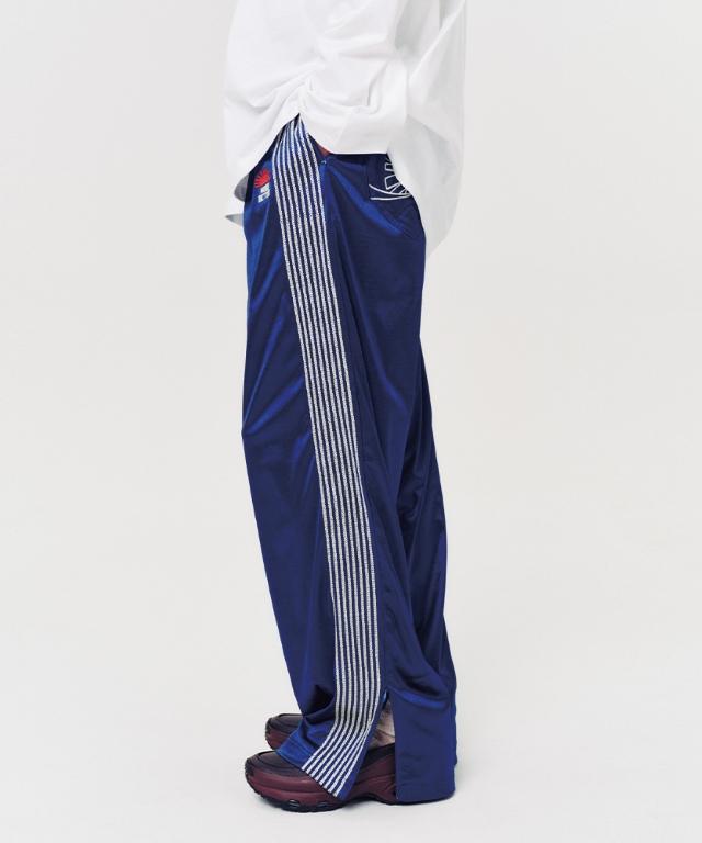 Mod Bearer Side Line Track Pants Blue