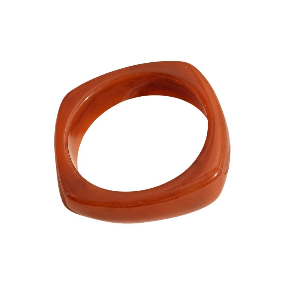 Wide Size Irregular Wide Bracelet Bohemian Retro Hand Ring Creative Resin Bangle  Friend Gift