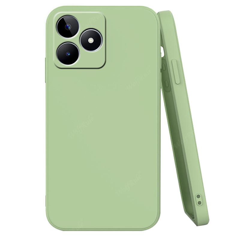 For Cover OPPO Realme C53 Case For OPPO Realme C53 Capas Luxury Liquid Silicone Candy Color TPU Soft Cover For Realme C53 Fundas