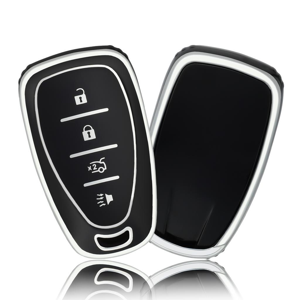 Car Key Fob Case Cover For Chevrolet Blazer Malibu Camaro Cruze Traverse Spark Equinox Sonic Volt 5 Button Key Protect Shell