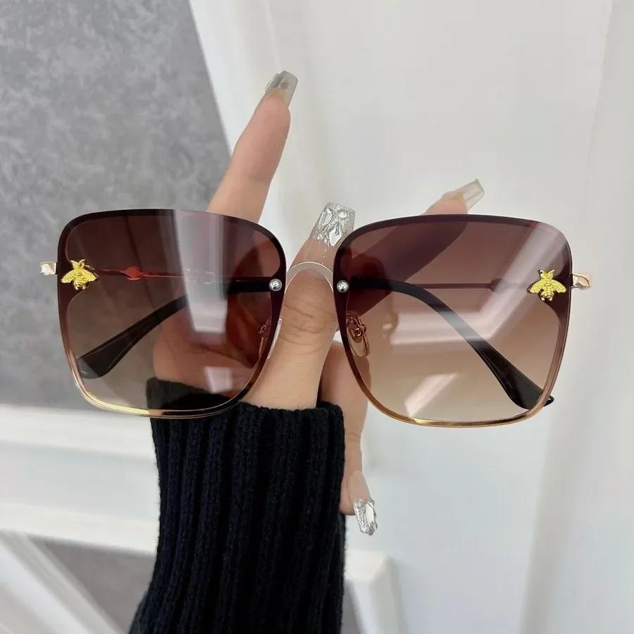 

Geometric Square Designer Sunglasses Women Men Big Frame Gradient Lovely Sun Glasses Female Male Brand Fashion Other