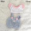 15Cm/20Cm For Doll Clothes Fashion T-Shirt Pants Doll Overalls Suit Casual Wears Jeans Overalls For 1/12 Dolls Accessories