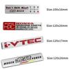 Aluminum Car Body Sticker Trunk Emblem Badge for Honda Accord Civic Crosstour Calya FIT Odyssey Elysion City Jade Jazz Vezel CRV