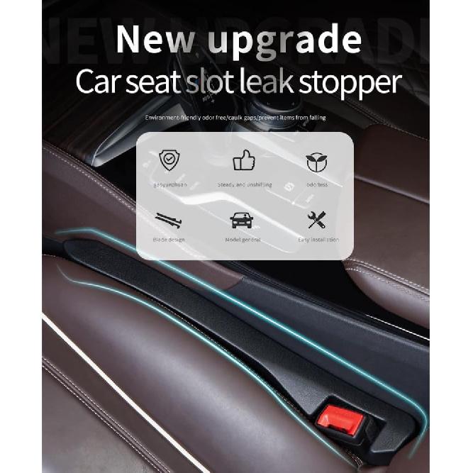2PCS Car Seat Gap Filler - Car Seat Gap Filler Organizer For Holding Phone,Key,Purse - Universal Car Gap Filler Fits Car Truck SUV Car Interior