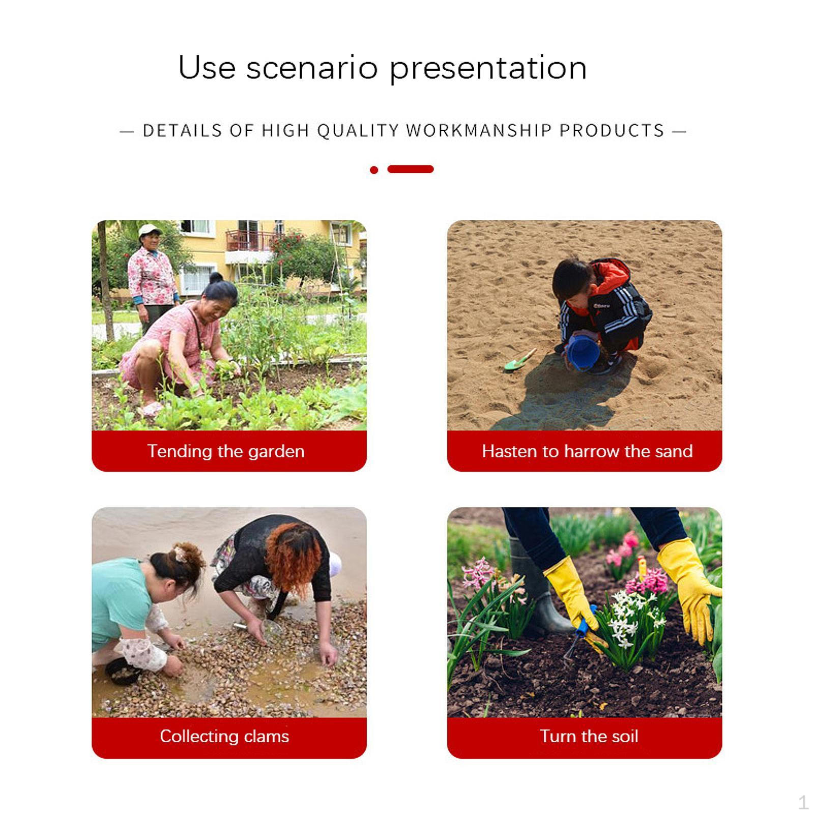 

Садовые грабли-когти с удобной ручкой, портативный многоцелевой культиватор, садовый инструмент для красный