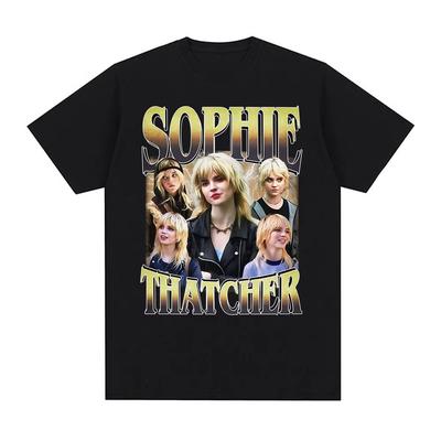 Actor Sophie Thatcher 90s Vintage T Shirt Unisex Womens Harajuku Y2k Gothic Short Sleeve T Shirts Comfort Cotton Oversized Tshirt
