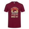 Funny Unisex T Shirt Never Underestimate An Old Unisex With A Drum Set Tshirt Summer Graphic Drummer Tshirts Unisex Clothes Tops Dy301