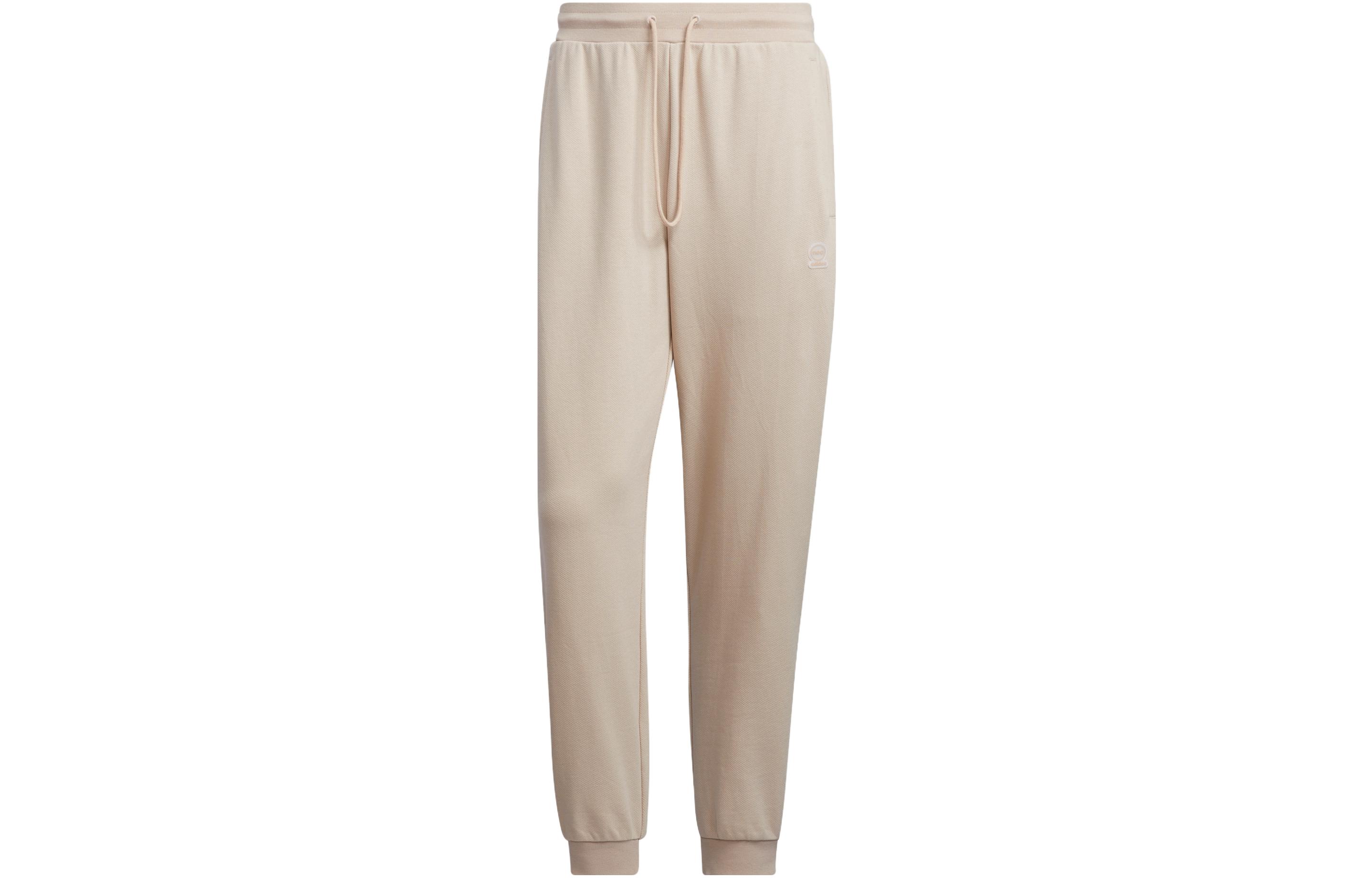 Adidas Knitted Sweatpants Unisex Brown Moderate Cuffed Pants HY2693 M