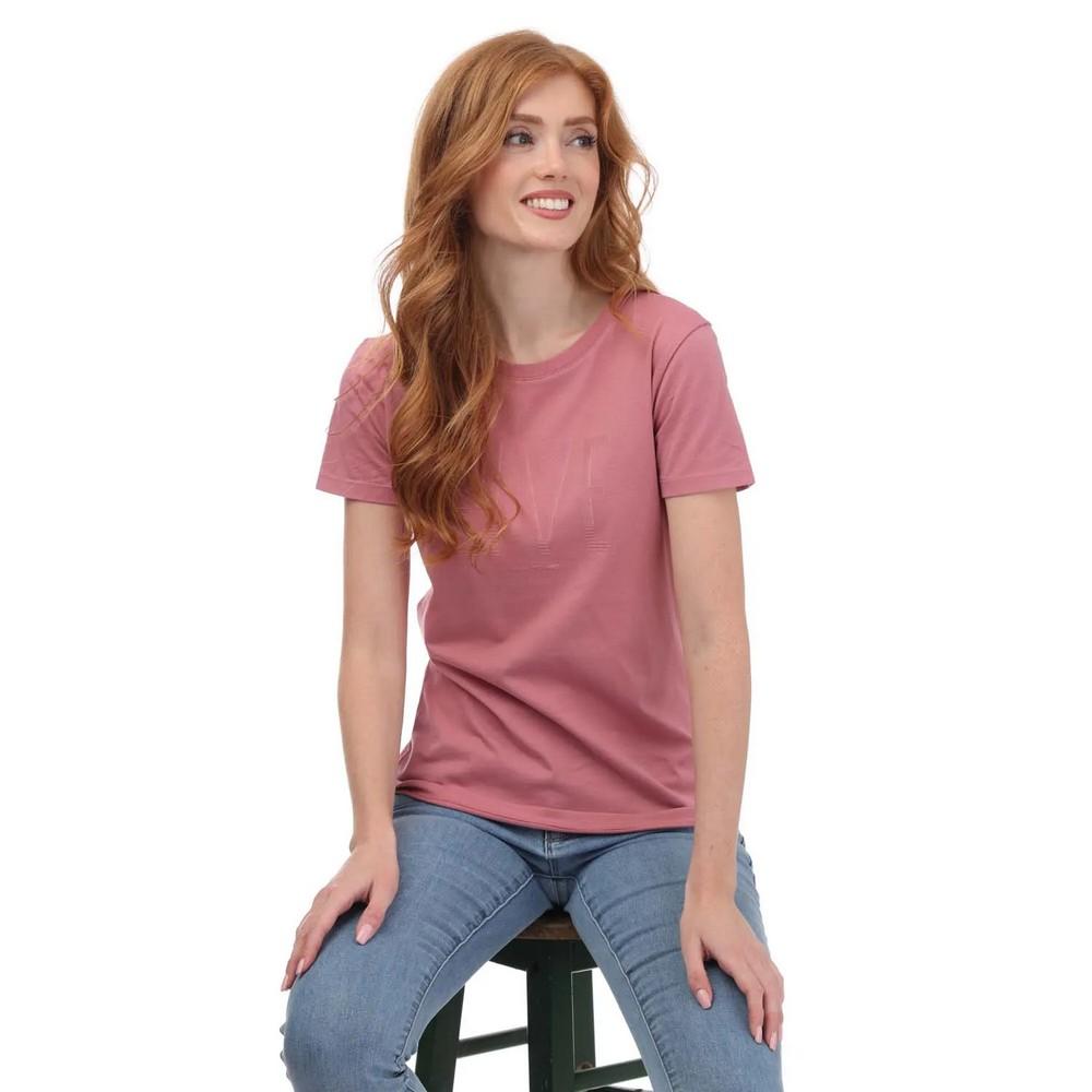 Armani Womens/Ladies Crew Neck T-Shirt