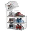 6X Premium Shoe Organizer Container Box For Toys Office Accessories