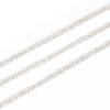 1pcs 3mm Rhinestones Rhinestone Chain Ribbon 2 Row Design DIY Wrap Roll Ribbon  For DIY Crafts
