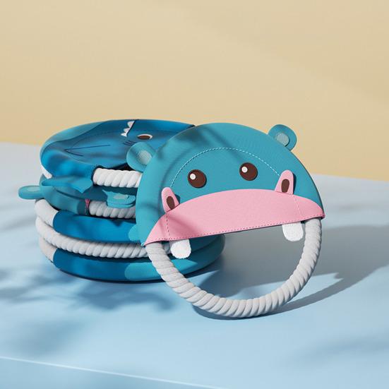 Pet Toys with Rope Loop Gum Massage And Tartar Cleaning Teething Toy Round Shape Dog Chew Toy Resistant to Biting Dog Play