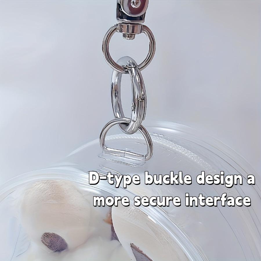 Labubu Cute Doll Transparent Dustproof Vinyl Cover & PVC Carrier Bag
