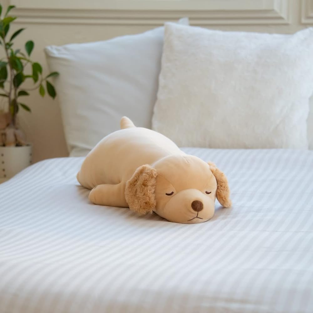 Ribuhato Premium Nemu Nemu Animals Golden Retriever Body Pillow 74cm Soft Plush Stuffed Toy