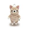 Morisaka Global Mini Chihuahua Mochi Serie 7x5x14cm Cremefarbener Hund Kuscheltier MOCI-0088CR