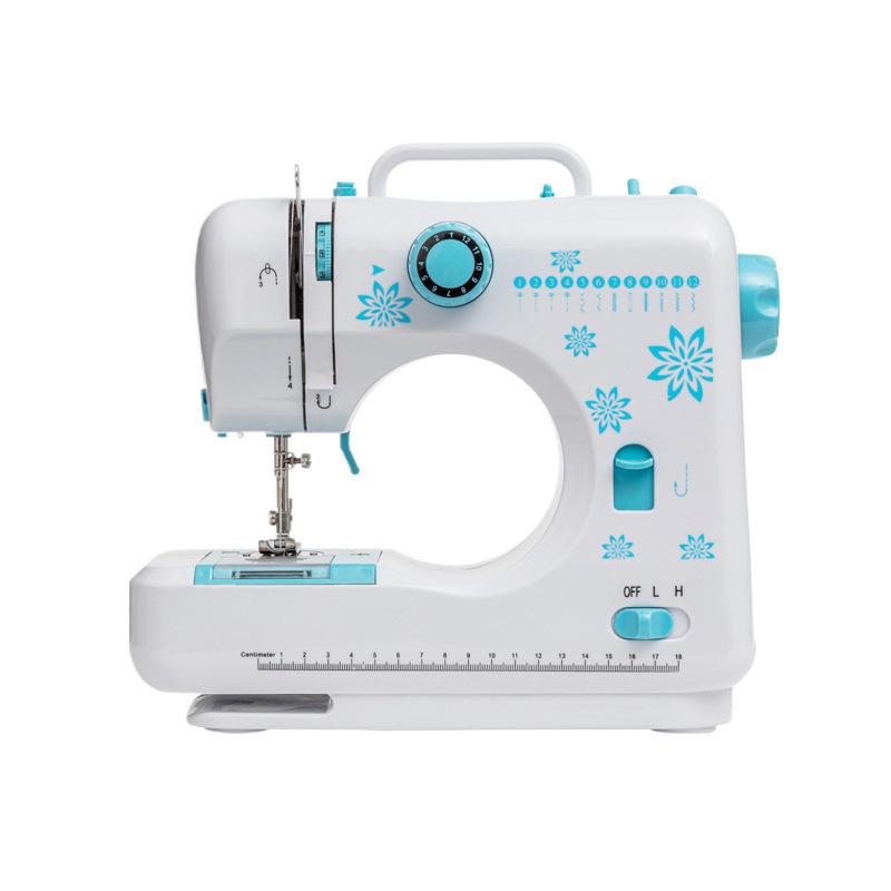 Compact Multifunctional Sewing Machine: Electric Overlock with Foot Pedal for Thick Fabrics and Garments