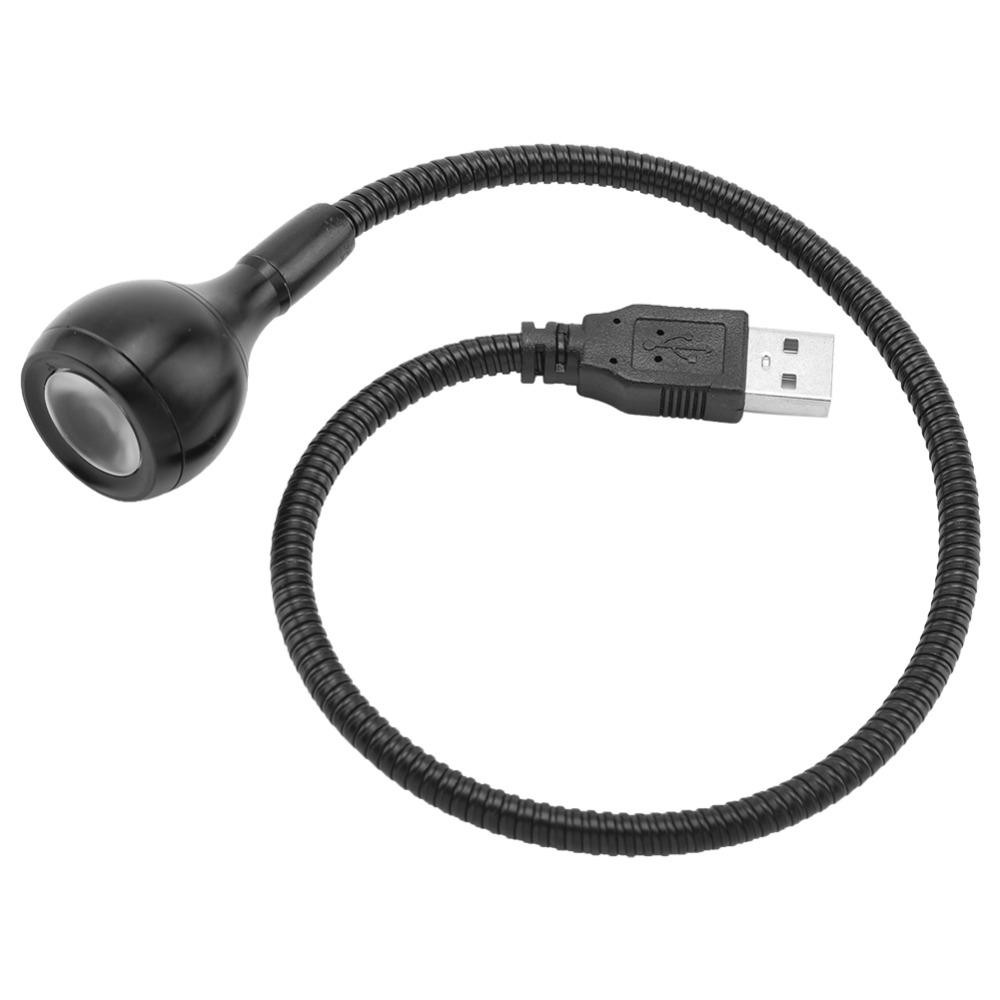 5V Desk Lamp Flexible Gooseneck Reading Light Portable USB Lamp  Bedroom