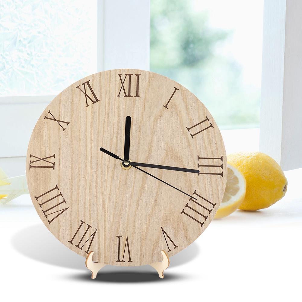 Wooden  Analog Display Decor Garden Hallway Outdoor Hanging Wall Clock (33cm)