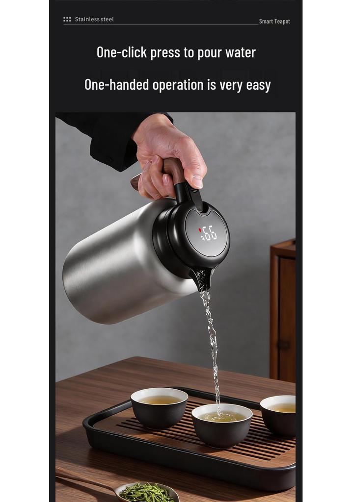 316 Stainless Steel Stewing and Warming Pot - Multifunctional Teapot, Thermos, Stewing Pot, and Coffee Pot with Customizable Thermos Cup.