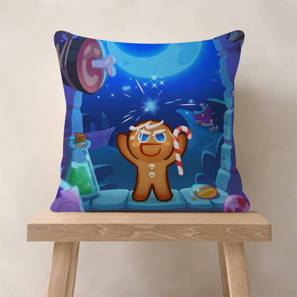 CCookie RRun KKingdom Cushion Cover x Polyester Sofa Cushions Decorative Throw Pillows Home Decoration Pillowcover